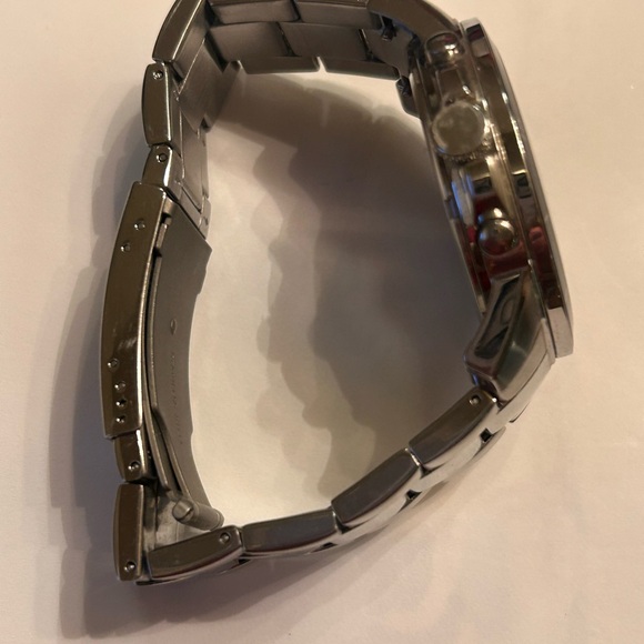 Men’s FOSSIL Neutra Chronograph Stainless Steel Watch, Silver , Quartz NEW - Picture 4 of 5